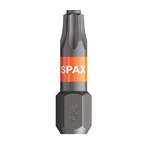 SPAX BIT T-STAR plus T25, 6,4 x 25 mm, 5 Stück in der Dose, 5000009192259 von SPAX