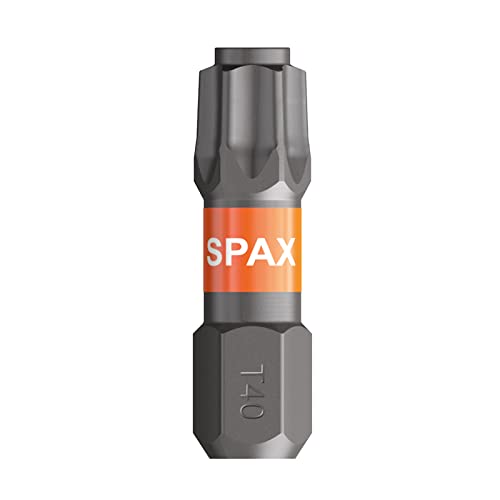 SPAX BIT T-STAR plus T40, 6,4 x 25 mm, 5 Stück in der Dose, 5000009192409 von SPAX