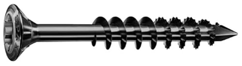 SPAX Fassadenschraube BLAX, 4,5 x 70 mm, Linsensenkkopf, Teilgewinde, Edelstahl A2, T-STAR plus, schwarz SPAX Fassadenschraube BLAX, 4,5 x 70 mm, Linsensenkkopf, Teilgewinde, Edelstahl A2, T-STAR plus, schwarz von SPAX