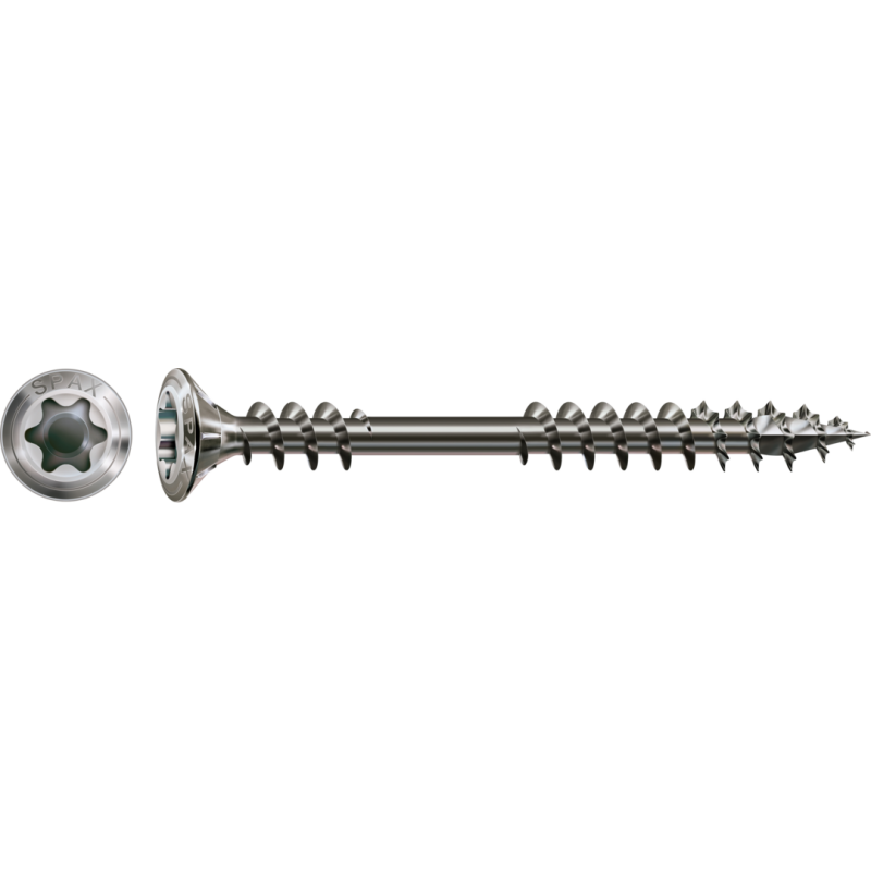 SPAX Fassadenschraube Edelstahl A2 Fixiergewinde Linsensenkkopf T-STAR plus 4CUT-Spitze 4,5 x 60mm - 100 Stück SPAX Fassadenschraube Edelstahl A2 Fixiergewinde Linsensenkkopf T-STAR plus 4CUT-Spitze 4,5 x 60mm - 100 Stück von SPAX International GmbH & Co. KG