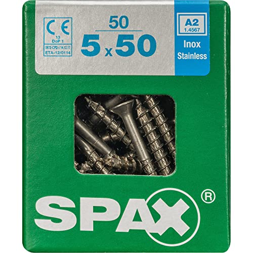 SPAX Frankreich – Schrauben Univ tftx A2 5 x 50 BTE 50 SPAX Frankreich – Schrauben Univ tftx A2 5 x 50 BTE 50 von SPAX