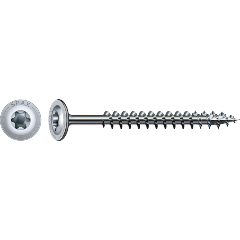 SPAX HI.FORCE Holzbauschraube WIROX Vollgewinde Tellerkopf T-STAR plus 4CUT-Spitze 10 x 80mm - 50 Stück SPAX HI.FORCE Holzbauschraube WIROX Vollgewinde Tellerkopf T-STAR plus 4CUT-Spitze 10 x 80mm - 50 Stück von SPAX International GmbH & Co. KG
