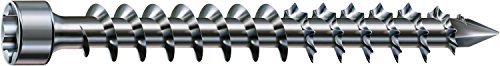 SPAX 1221010802405 Holzbauschraube, 8,0 x 240 mm, 50 Stück, T-Star Plus, Zylinderkopf, Vollgewinde, Cut-Spitze, WIROX A3J, 1221750802405, 10 SPAX 1221010802405 Holzbauschraube, 8,0 x 240 mm, 50 Stück, T-Star Plus, Zylinderkopf, Vollgewinde, Cut-Spitze, WIROX A3J, 1221750802405, 10 von SPAX