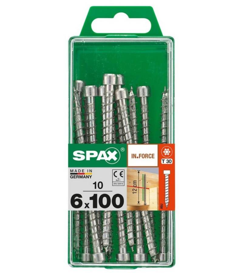 SPAX Holzbauschraube Spax Holzbauschrauben 6.0 x 100 mm TX 30 von SPAX
