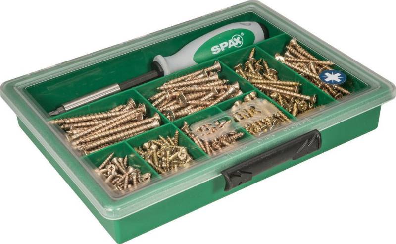 SPAX Holzbauschraube Spax Sortimentskasten - 630 Stk. von SPAX
