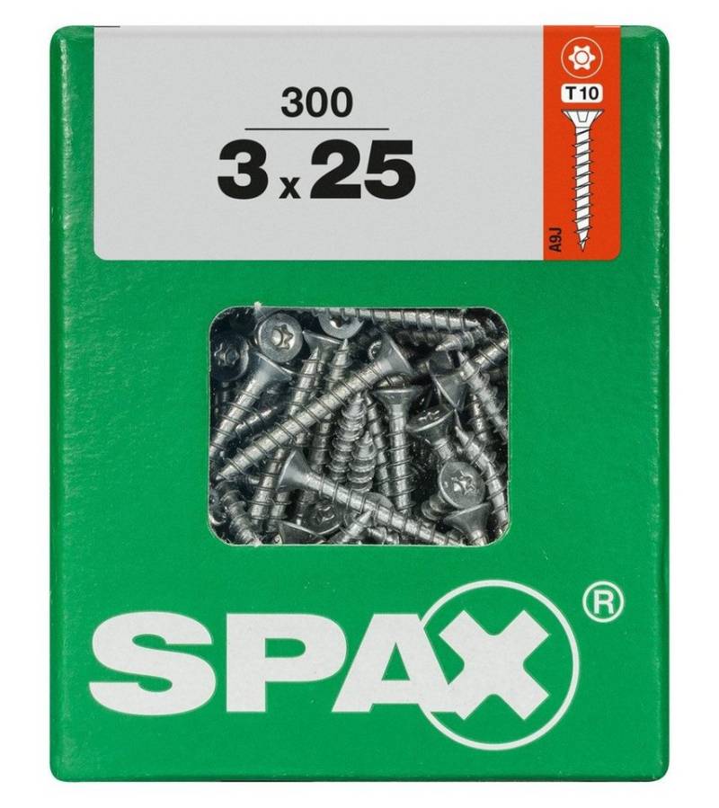 SPAX Holzbauschraube Spax Universalschrauben 3.0 x 25 mm TX 10 - 300 von SPAX