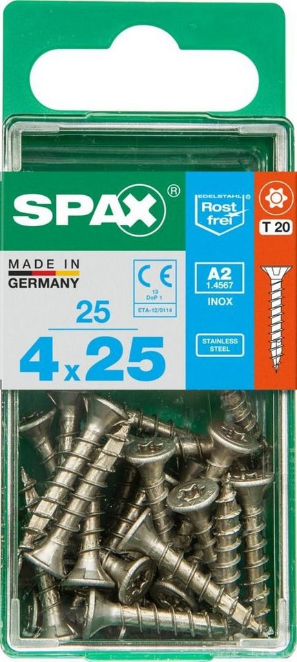 SPAX Holzbauschraube Spax Universalschrauben 4.0 x 25 mm TX 20 - 25 von SPAX