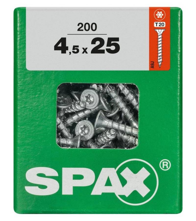 SPAX Holzbauschraube Spax Universalschrauben 4.5 x 25 mm TX 20 - 200 SPAX Holzbauschraube Spax Universalschrauben 4.5 x 25 mm TX 20 - 200 von SPAX