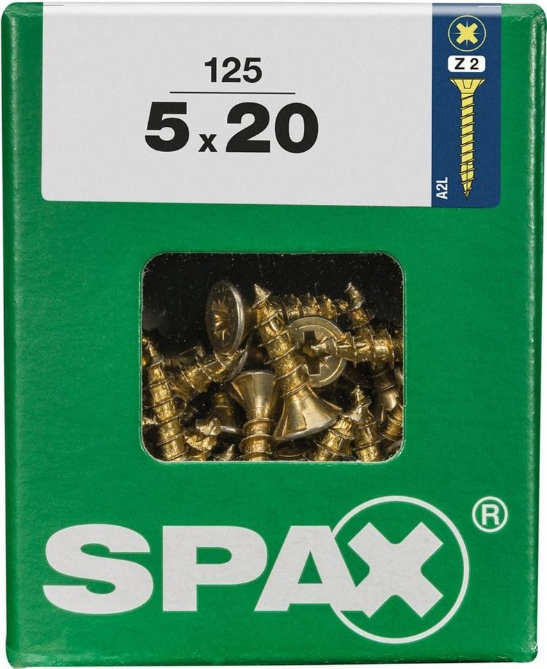 SPAX Holzbauschraube Spax Universalschrauben 5.0 x 20 mm PZ 2 - 125 von SPAX