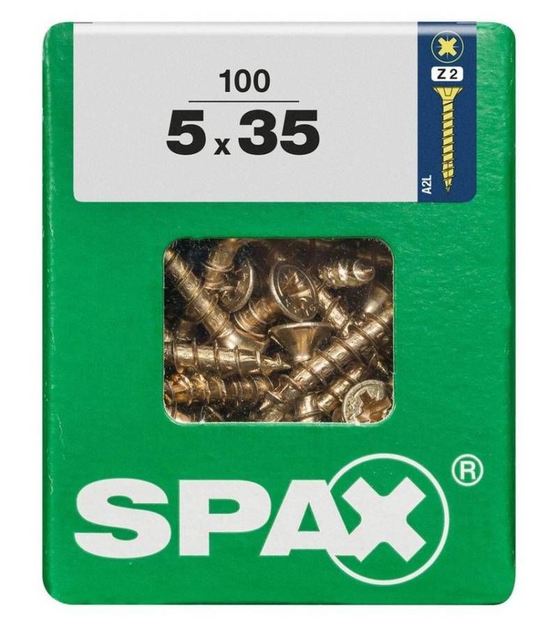 SPAX Holzbauschraube Spax Universalschrauben 5.0 x 35 mm PZ 2 - 100 von SPAX