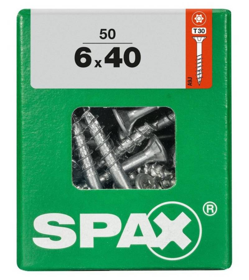 SPAX Holzbauschraube Spax Universalschrauben 6.0 x 40 mm TX 30 - 50 von SPAX