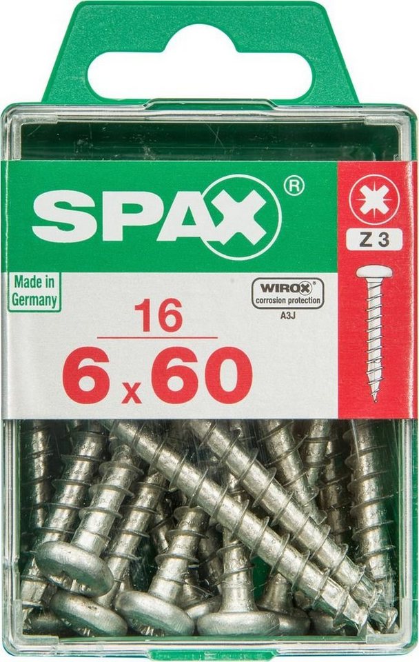 SPAX Holzbauschraube Spax Universalschrauben 6.0 x 60 mm TX 30 - 16 von SPAX