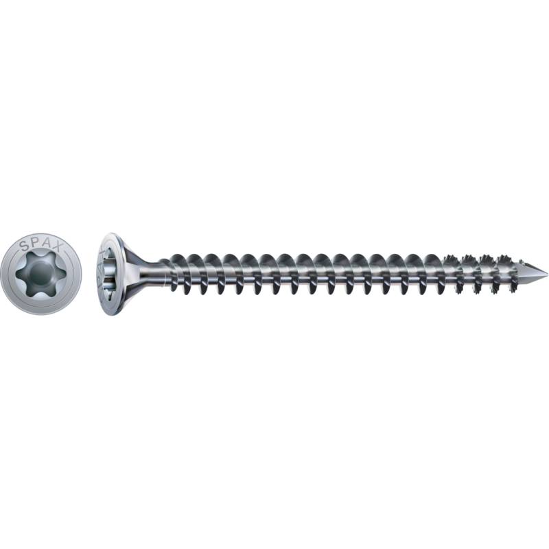 SPAX Holzbauschraube WIROX Vollgewinde Senkkopf T-STAR plus CUT-Spitze 8 x 220mm - 50 Stück von SPAX International GmbH & Co. KG