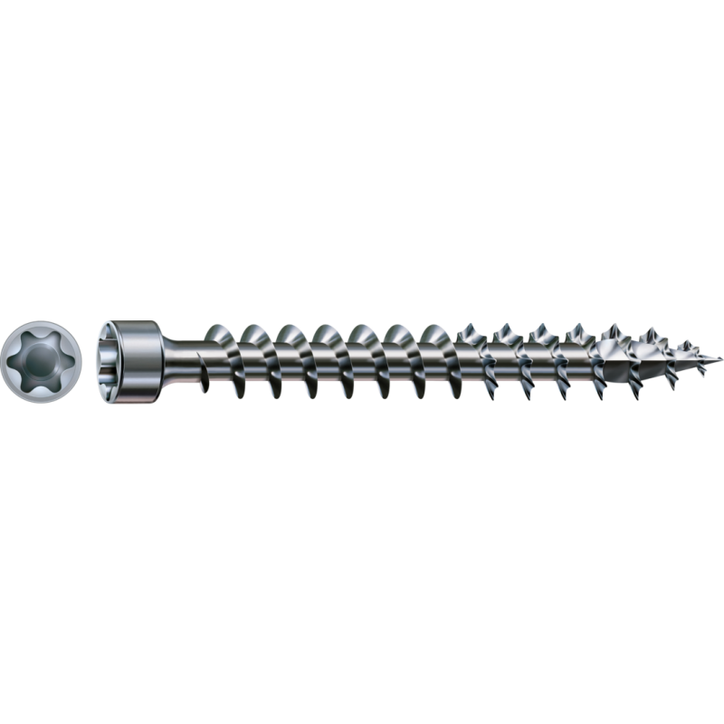 SPAX IN.FORCE Holzbauschraube WIROX Vollgewinde Zylinderkopf T-STAR plus 4CUT-Spitze 6 x 120mm - 100 Stück SPAX IN.FORCE Holzbauschraube WIROX Vollgewinde Zylinderkopf T-STAR plus 4CUT-Spitze 6 x 120mm - 100 Stück von SPAX International GmbH & Co. KG