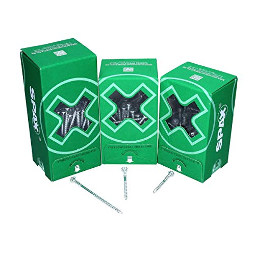 Justierschraube, 6 x 100mm, 100 Stück, Flachkopf, T-STAR plus T30, Halterillen, 4CUT, WIROX - 0161010601005 von SPAX