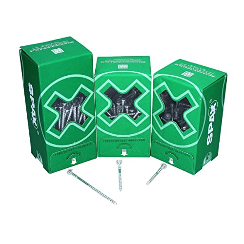 Justierschraube, 6 x 130mm, 100 Stück, Flachkopf, T-STAR plus T30, Halterillen, 4CUT, WIROX - 0161010601305 von SPAX