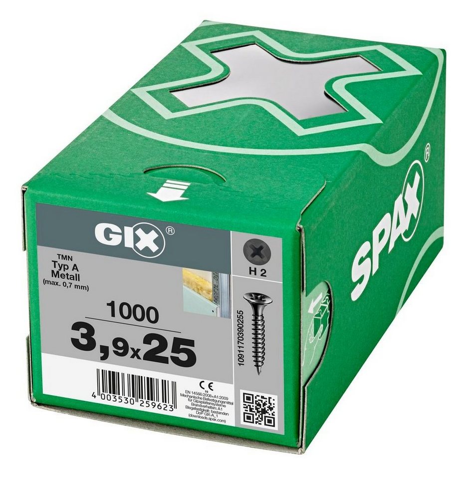 SPAX Schnellbauschraube GIX-A Packung, (1000 St) von SPAX
