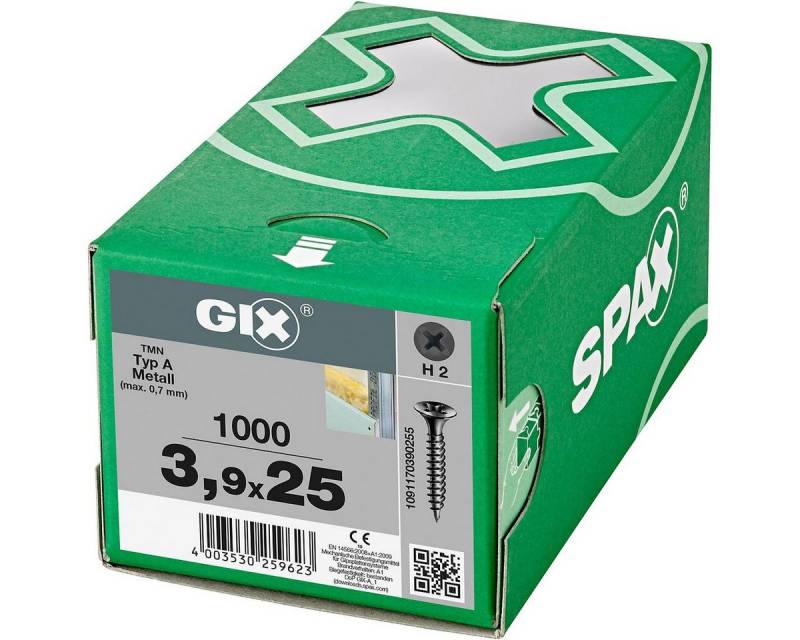 SPAX Schnellbauschraube GIX-B Packung, (1000 St) von SPAX