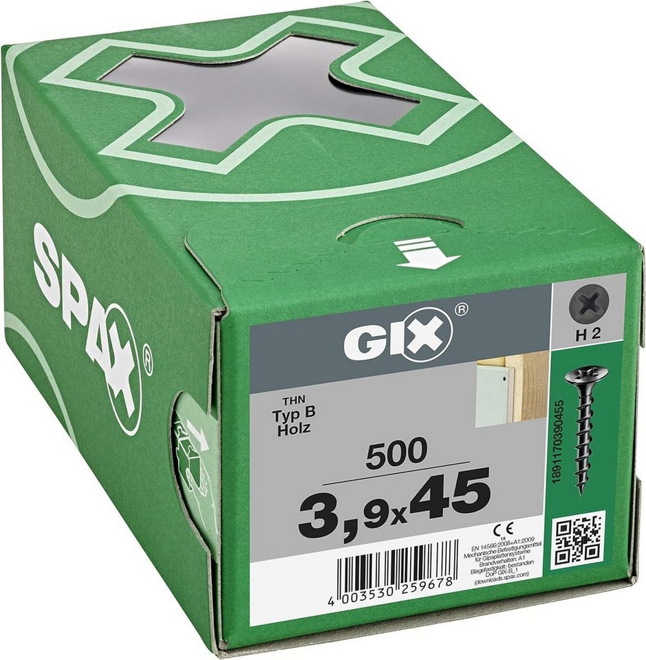 SPAX Schnellbauschraube GIX-B Packung, (500 St) von SPAX