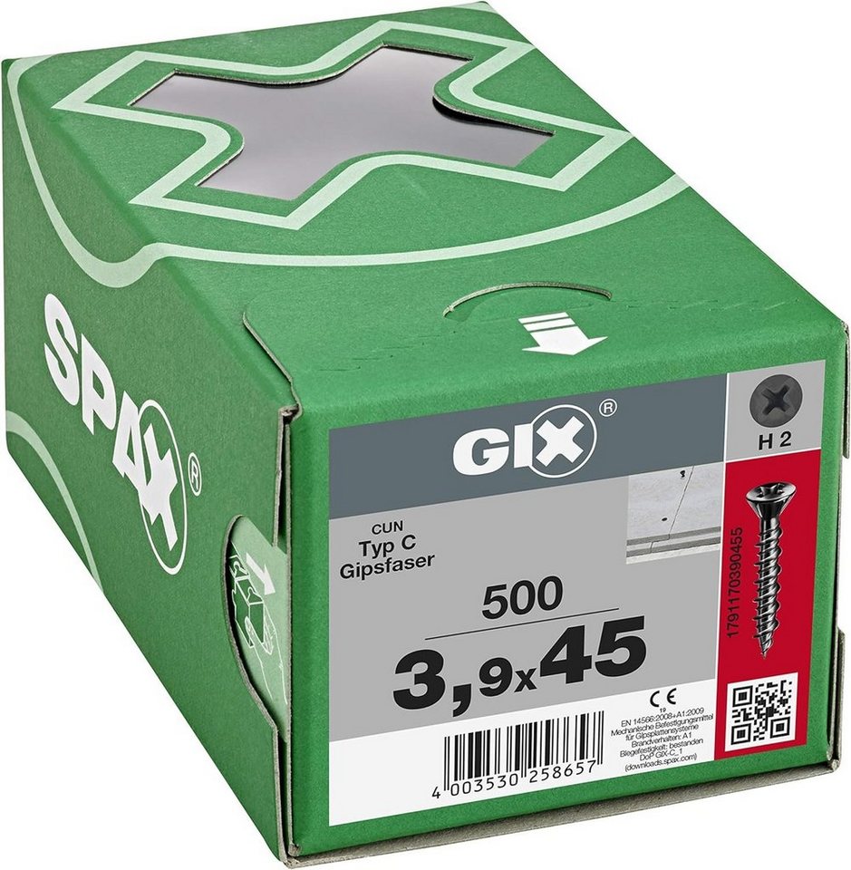SPAX Schnellbauschraube GIX-C Packung, (500 St) von SPAX