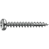 SPAX Halbrundkopf 6.0x 40 Vollgewinde Torx 30 Wirox-Silber mit Bewertung von SPAX