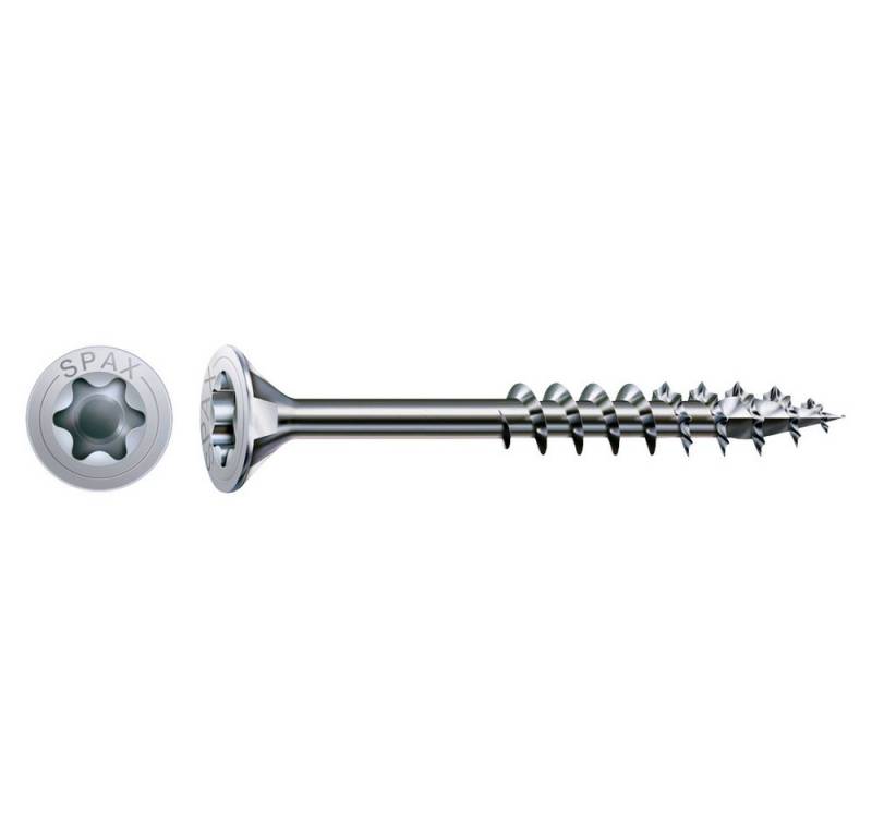 SPAX Schraube SPAX 0191010800805 Holzschraube 8 mm 80 mm T-STAR plus Stahl WIROX von SPAX