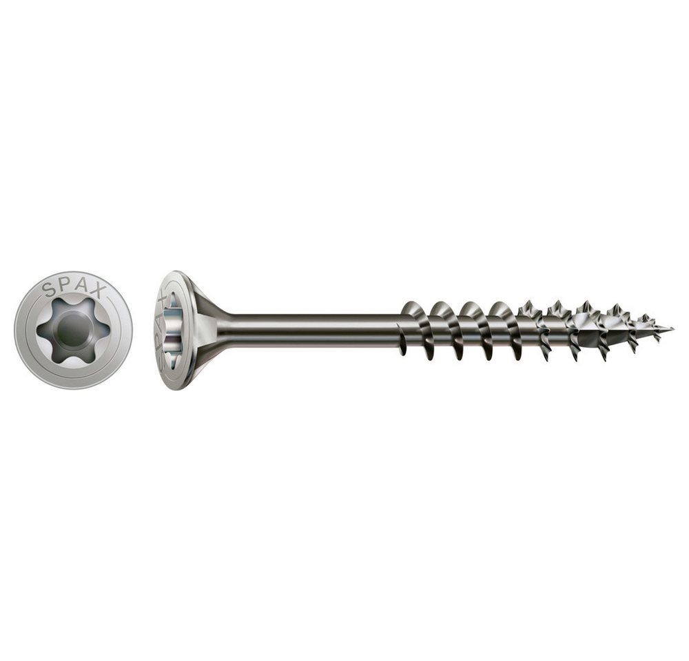 SPAX Schraube SPAX 0197000801405 Holzschraube 8 mm 140 mm T-STAR plus Edelstahl SPAX Schraube SPAX 0197000801405 Holzschraube 8 mm 140 mm T-STAR plus Edelstahl von SPAX