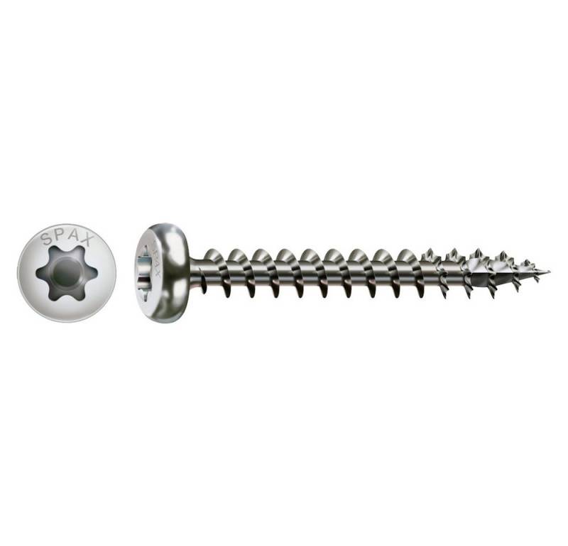 SPAX Schraube SPAX 0207000350203 Holzschraube 3.5 mm 20 mm T-STAR plus Edelstahl von SPAX