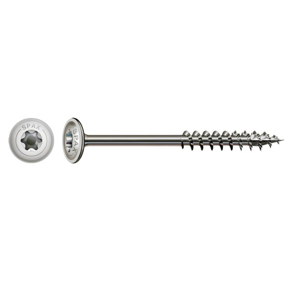 SPAX Schraube SPAX 0257000601005 Holzschraube 6 mm 100 mm T-STAR plus Edelstahl SPAX Schraube SPAX 0257000601005 Holzschraube 6 mm 100 mm T-STAR plus Edelstahl von SPAX