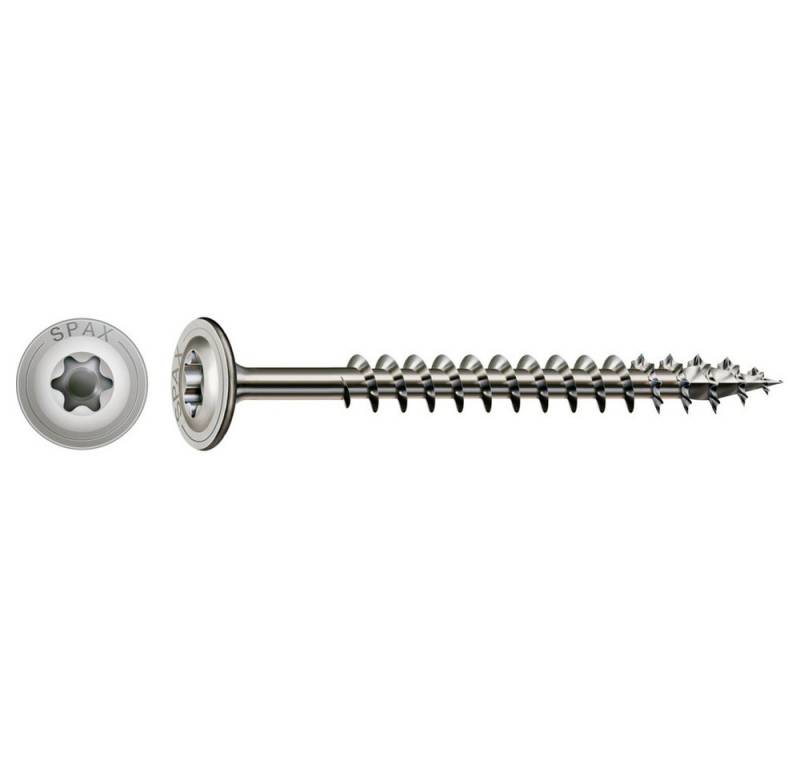 SPAX Schraube SPAX 0257000801005 Holzschraube 8 mm 100 mm T-STAR plus Edelstahl SPAX Schraube SPAX 0257000801005 Holzschraube 8 mm 100 mm T-STAR plus Edelstahl von SPAX