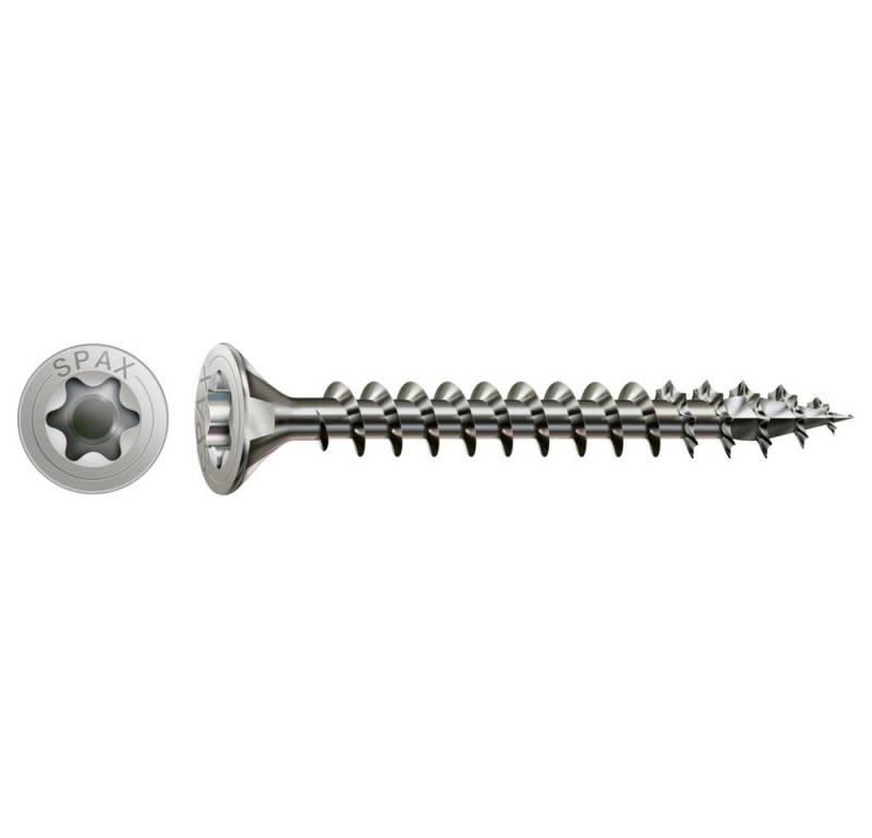 SPAX Schraube SPAX 1197000350203 Holzschraube 3.5 mm 20 mm T-STAR plus Edelstahl von SPAX