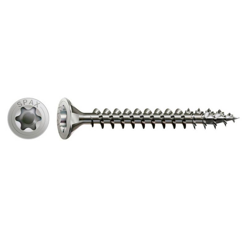 SPAX Schraube SPAX 1197000450403 Holzschraube 4.5 mm 40 mm T-STAR plus 88091 Edel von SPAX
