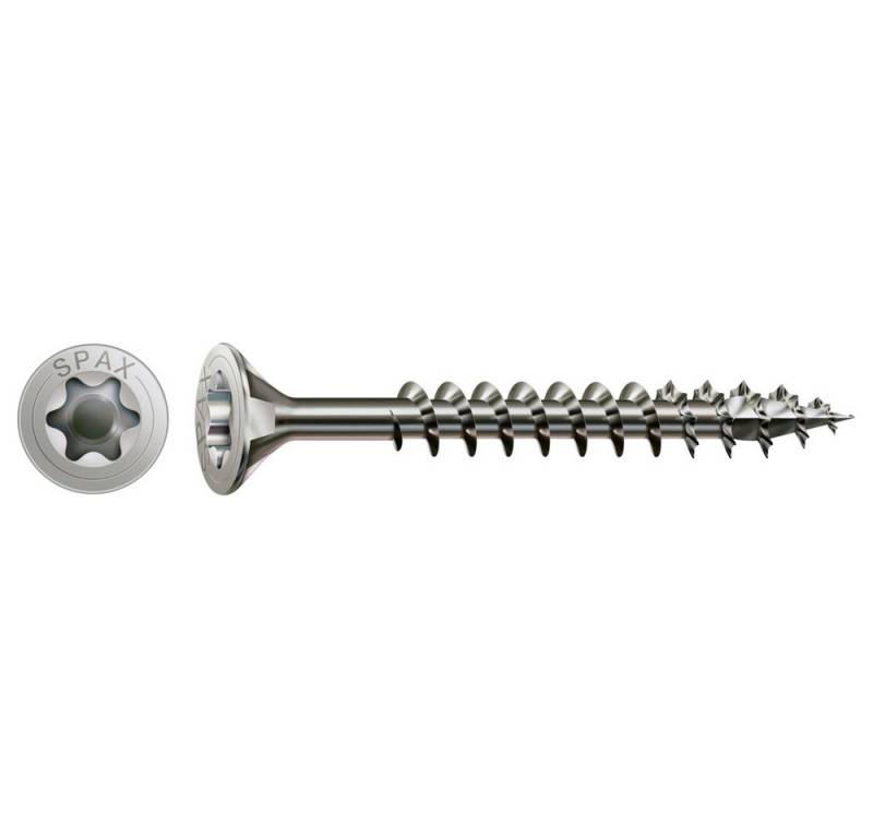 SPAX Schraube SPAX 1197000600803 Holzschraube 6 mm 80 mm T-STAR plus Edelstahl A von SPAX