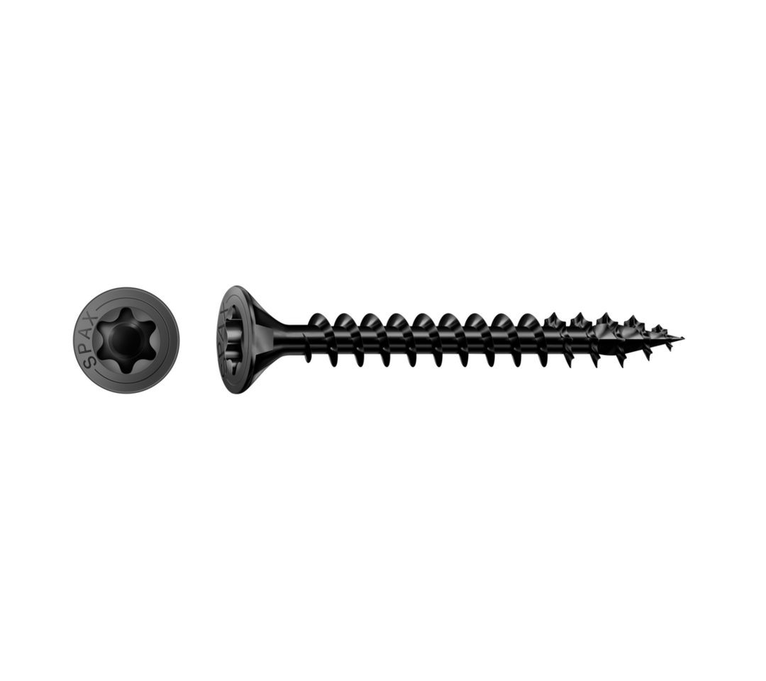 SPAX Schraube SPAX Senkmultikopf schwarz BLAX T20 Vollgewinde verzinkt 3,5x30mm (20 SPAX Schraube SPAX Senkmultikopf schwarz BLAX T20 Vollgewinde verzinkt 3,5x30mm (20 von SPAX