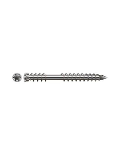 SPAX Terrassenschraube, Fixiergewinde, Zylinderkopf, T-STAR plus, CUT-Spitze, Edelstahl rostfrei A2 von SPAX