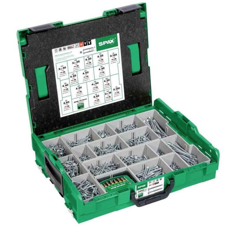 SPAX Schrauben-Set SPAX 5000009161019 Kombi-Schrauben-Sortiment 1 Set von SPAX