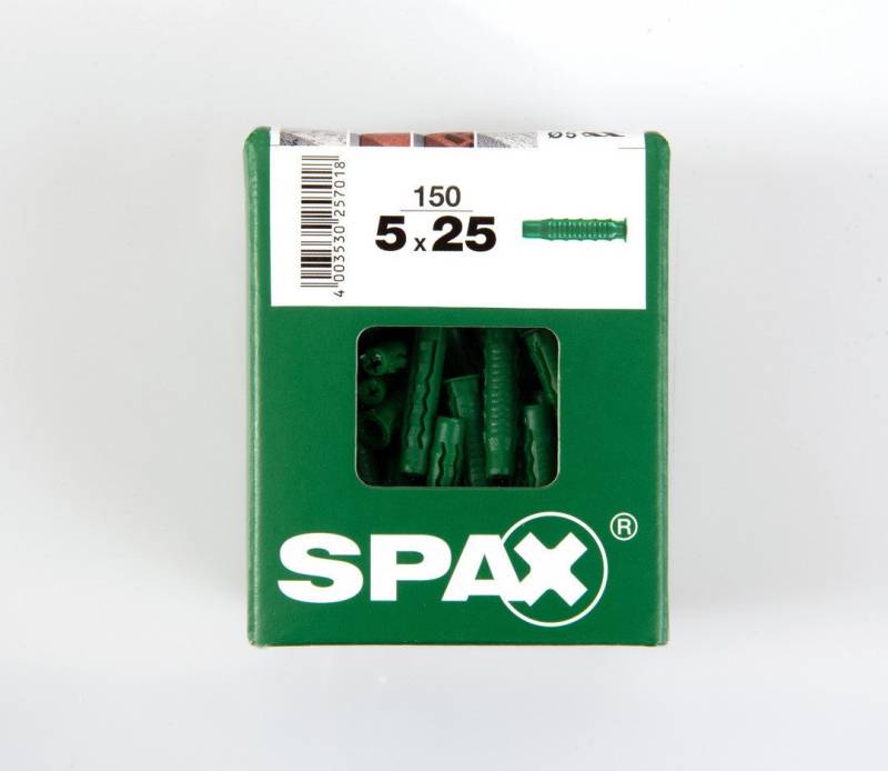 SPAX Schrauben- und Dübel-Set Spax Spreizdübel 5.0 x 25 mm - 150 Stück von SPAX