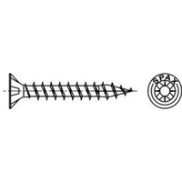 Universalschraube 2,5 x 12 mm Senkkopf Kreuzschlitz z Vollgewinde S-Spitze wirox A3J 1000 Stk - Spax von SPAX