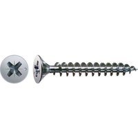 Spax - Universalschraube, 3 x 12 mm, 1000 Stück, Vollgewinde, Senkkopf, Kreuzschlitz Z1, S-Spitze, wirox - 1081010300125 von SPAX