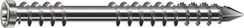 SPAX Terrassenschraube aus Edelstahl rostfrei A2, 5,0 x 50 mm, 200 Stück, T-STAR plus, Zylinderkopf, Fxiergewinde, CUT-Spitze, 0537000500503 SPAX Terrassenschraube aus Edelstahl rostfrei A2, 5,0 x 50 mm, 200 Stück, T-STAR plus, Zylinderkopf, Fxiergewinde, CUT-Spitze, 0537000500503 von SPAX