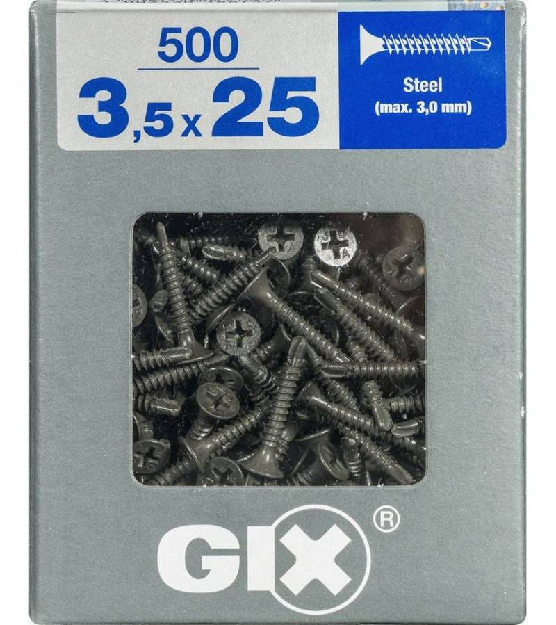 SPAX Trockenbauschrauber Spax Schnellbauschrauben 3.5 x 25 mm PH 2 - 500 von SPAX