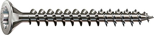 SPAX 1197000300353 Universal, Senkkopf, T-STAR plus, MULTI-Kopf, Vollgewinde, Edelstahl rostfrei A2, 1.4567, (3,0 x 35 mm, 200 Stück) von SPAX