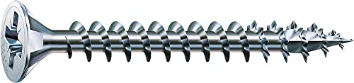 SPAX Universalschraube, 3,5 x 50 mm, 500 Stück, Kreuzschlitz Z2, Senkkopf, Vollgewinde, 4CUT, WIROX A3J, 1081010350505 von SPAX