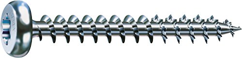 SPAX Universalschraube, 4,5 x 12 mm, 1000 Stück, T-STAR plus, Halbrundkopf, Vollgewinde, 4CUT, WIROX A9J, 0201010450125 SPAX Universalschraube, 4,5 x 12 mm, 1000 Stück, T-STAR plus, Halbrundkopf, Vollgewinde, 4CUT, WIROX A9J, 0201010450125 von SPAX
