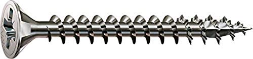SPAX Universalschraube aus Edelstahl rostfrei A2, 4,5 x 45 mm, 200 Stück, Kreuzschlitz Z2, Senkkopf, Vollgewinde, 4CUT, 1087000450453 SPAX Universalschraube aus Edelstahl rostfrei A2, 4,5 x 45 mm, 200 Stück, Kreuzschlitz Z2, Senkkopf, Vollgewinde, 4CUT, 1087000450453 von SPAX