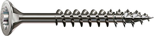 SPAX Universalschraube aus Edelstahl rostfrei A2, 6,0 x 140 mm, 100 Stück, T-STAR plus, Senkkopf, Teilgewinde, 4CUT, 0197000601403 SPAX Universalschraube aus Edelstahl rostfrei A2, 6,0 x 140 mm, 100 Stück, T-STAR plus, Senkkopf, Teilgewinde, 4CUT, 0197000601403 von SPAX