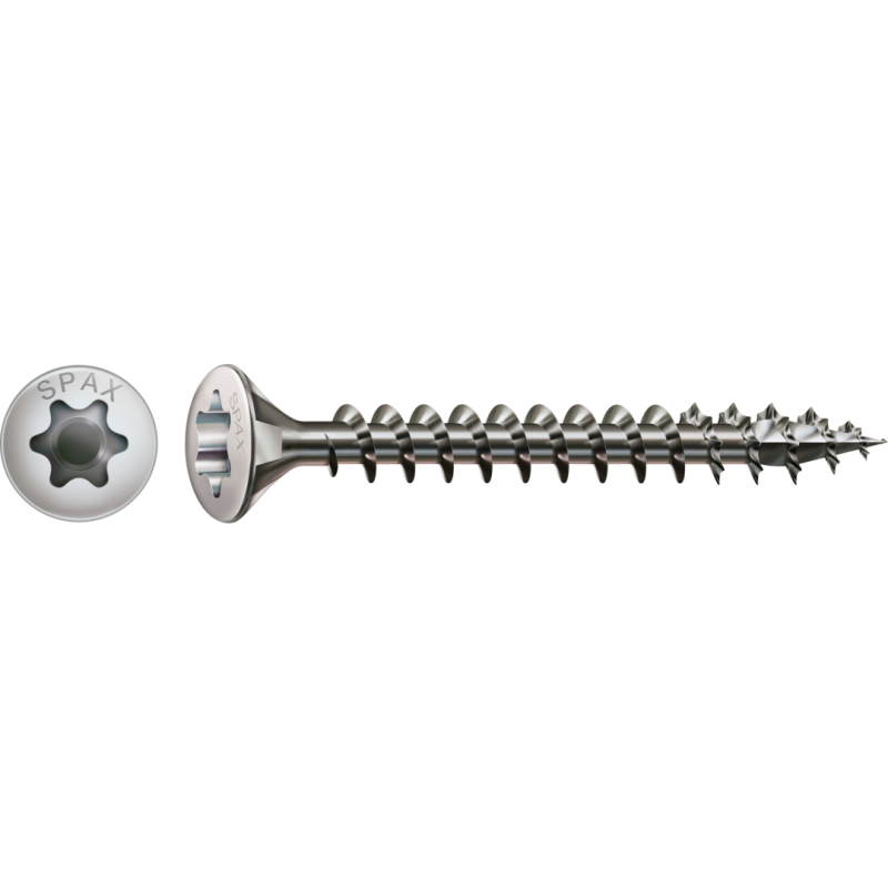 SPAX Universalschraube Edelstahl A2 Vollgewinde Linsensenkkopf T-STAR plus S-Spitze 4,5 x 50mm - 200 Stück SPAX Universalschraube Edelstahl A2 Vollgewinde Linsensenkkopf T-STAR plus S-Spitze 4,5 x 50mm - 200 Stück von SPAX International GmbH & Co. KG
