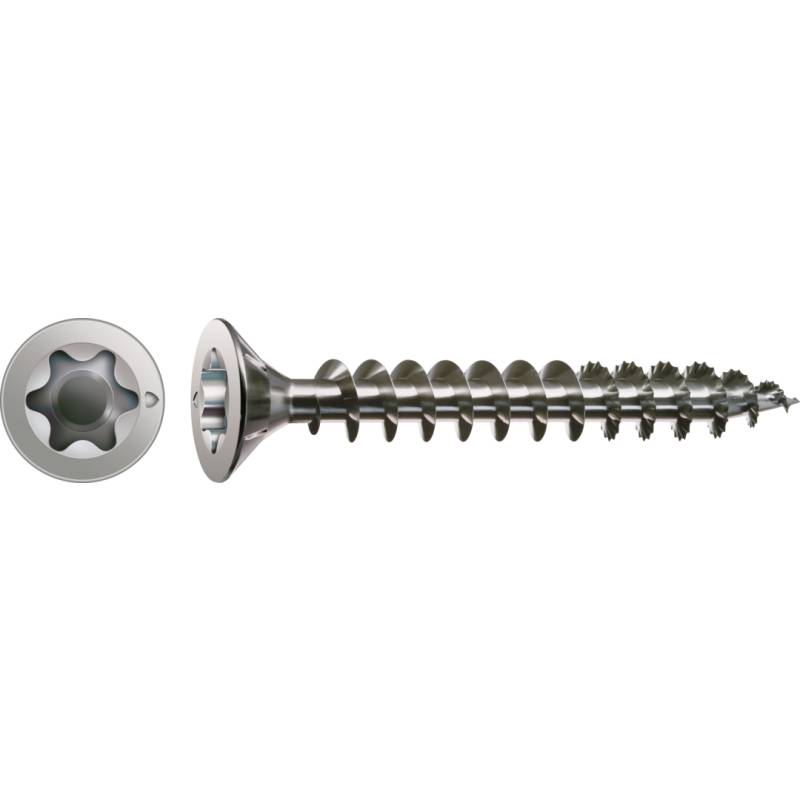 SPAX Universalschraube Edelstahl A2 Vollgewinde Senkkopf T-STAR plus CUT4-Spitze 3 x 35mm - 200 Stück von SPAX International GmbH & Co. KG