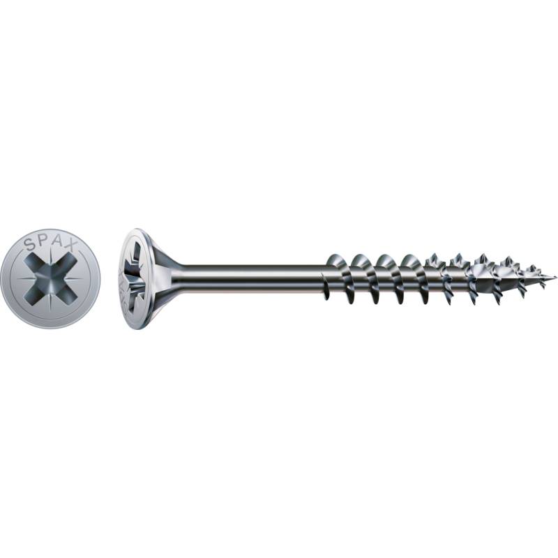 SPAX Universalschraube WIROX Teilgewinde Senkkopf Kreuzschlitz 4CUT-Spitze 4 x 30mm - 1000 Stück von SPAX International GmbH & Co. KG