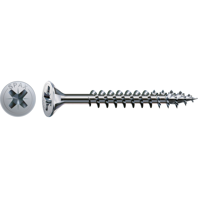 SPAX Universalschraube WIROX Vollgewinde Senkkopf Kreuzschlitz CUT4-Spitze 4,5 x 80mm - 100 Stück SPAX Universalschraube WIROX Vollgewinde Senkkopf Kreuzschlitz CUT4-Spitze 4,5 x 80mm - 100 Stück von SPAX International GmbH & Co. KG